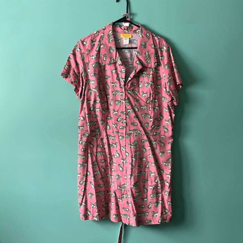 Bernie Dexter- Pink Kittens Romper- 4x